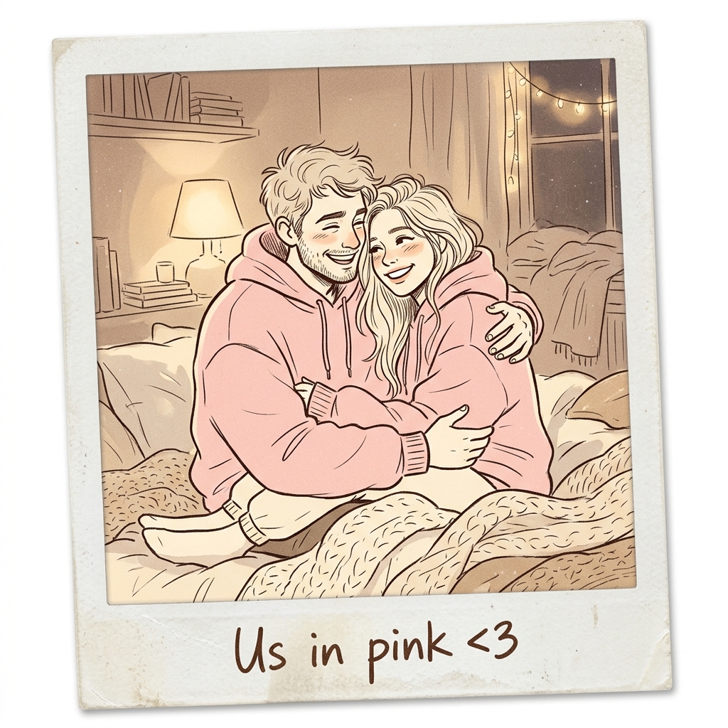 Cozy Hoodie Sharing